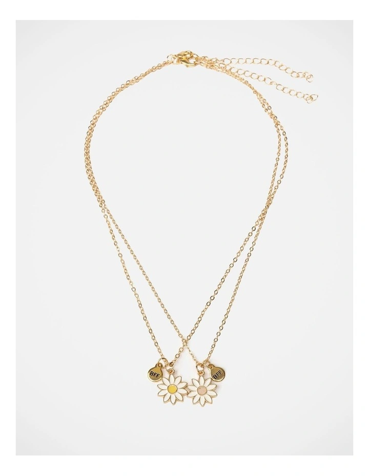 Wishes Best Friends Daisy Necklace Set image 1