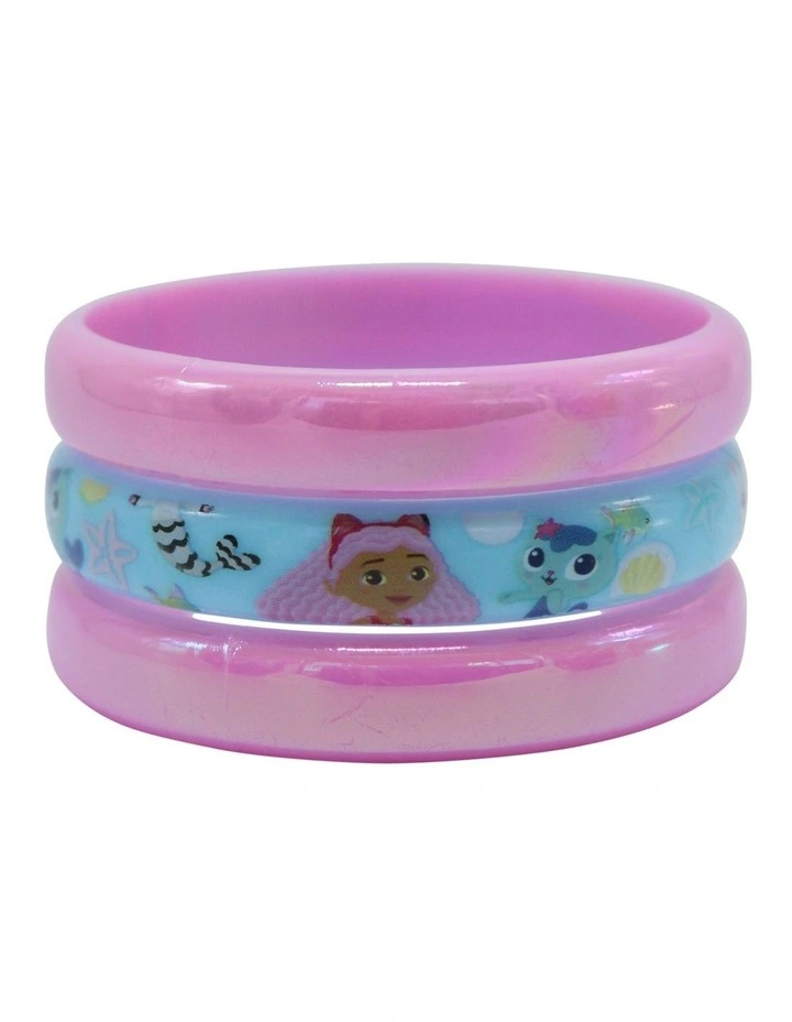 Iridescent Bangle Set in Multi image 2