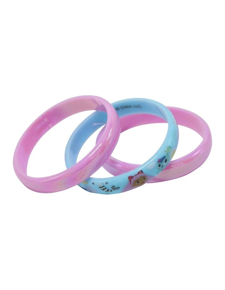 Iridescent Bangle Set in Multi image 3