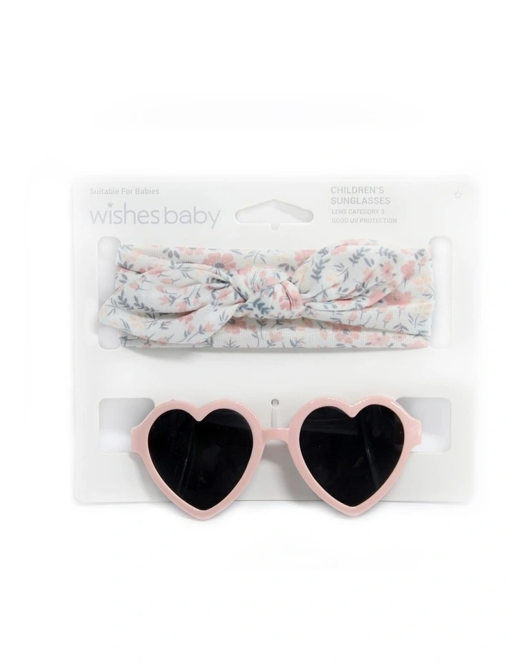 Baby Flower Headband and Sunglasses Set in Multi image 2