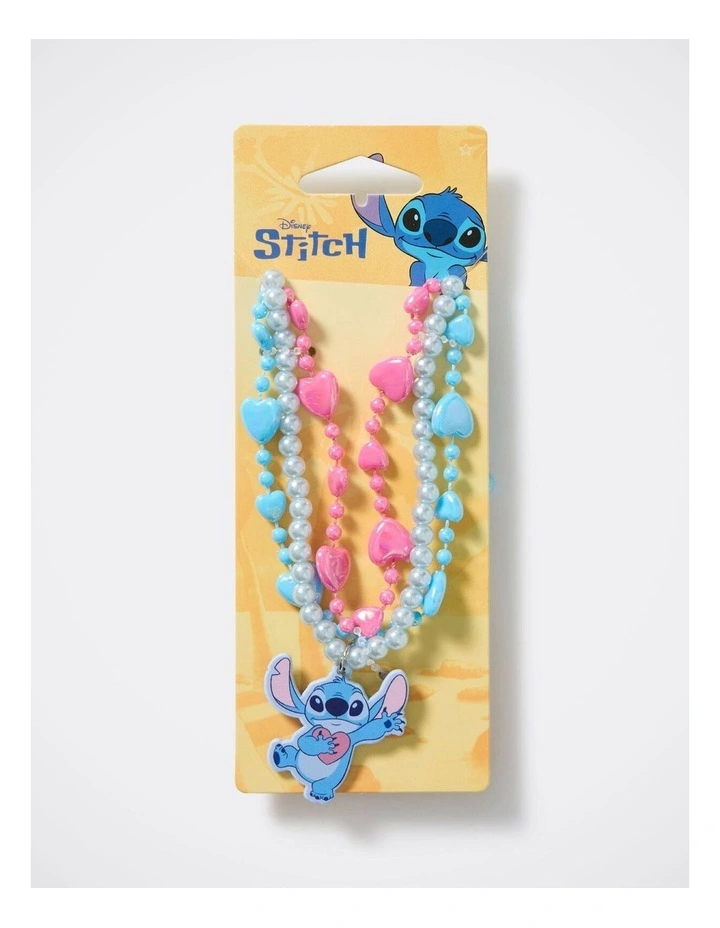 Disney Stitch Beaded Necklace Set in Multi image 1