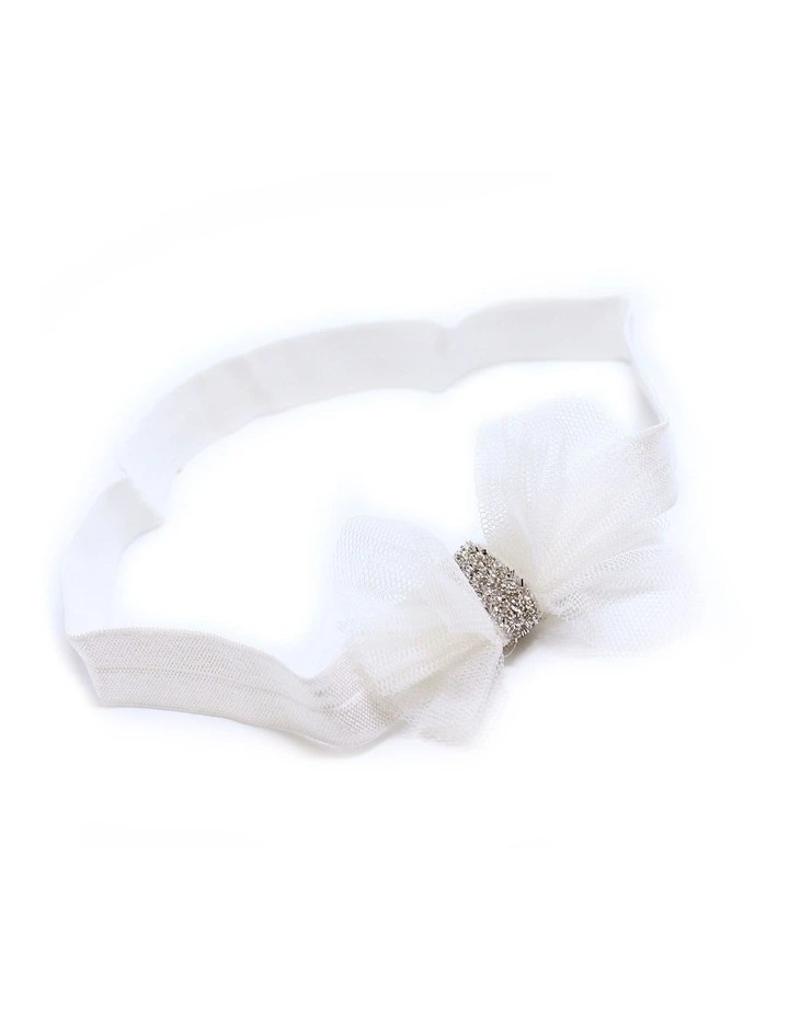 Tulle Bows Headbands 3 Pack in Multi image 5