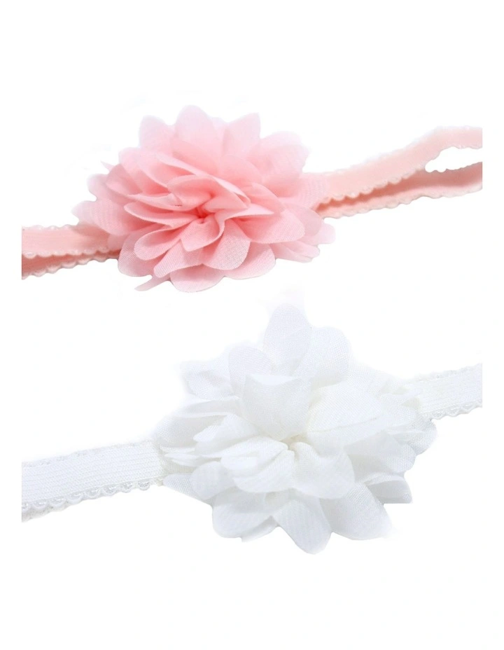 Flower Headband 2 Pack in Multi image 1