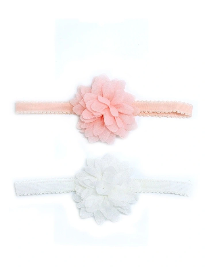 Flower Headband 2 Pack in Multi image 3