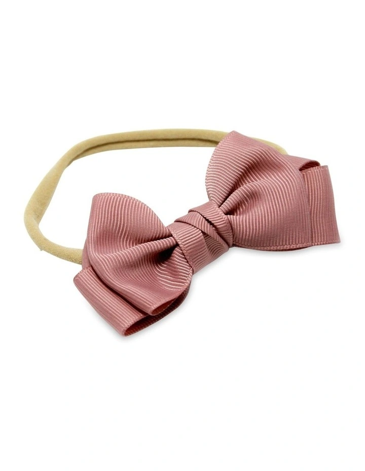 Bow Clip & Hair Wrap Pack Of 7 in Multi image 6