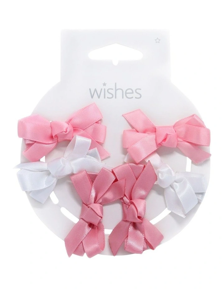 Mini Bow Pack Of 6 in Multi image 2