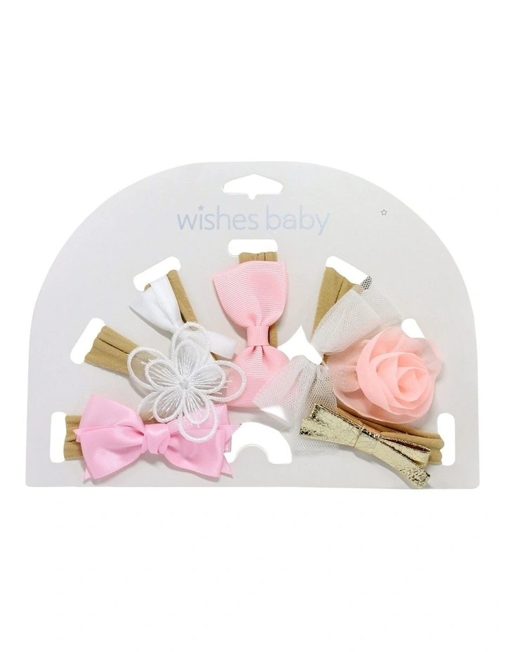 Party Princess Hair Wrap Pack Of 7 in Multi image 2