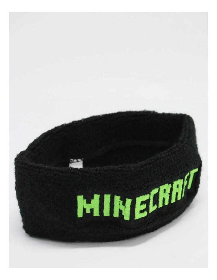 Terry Headband in Black image 2