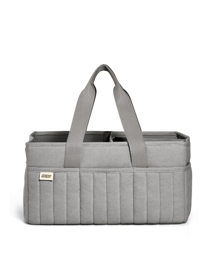 Nappy Caddy in Grey Waffle image 1