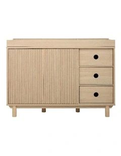Oska Dresser WIDE Changer in Oak