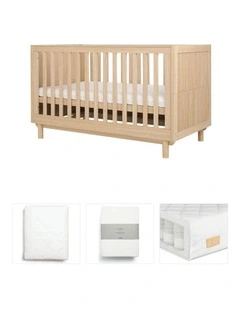 OSKA Cotbed Bundle (4 Pieces) - Oak