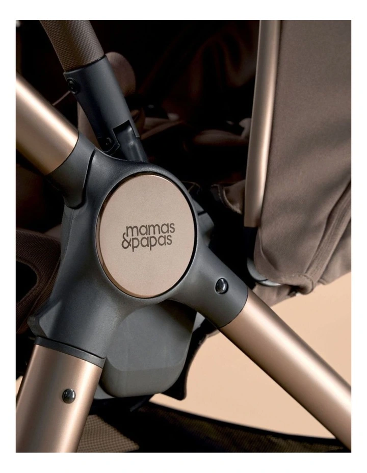 Ocarro2 Frame, Seat And Carrycot Prams Strollers in Crema image 3