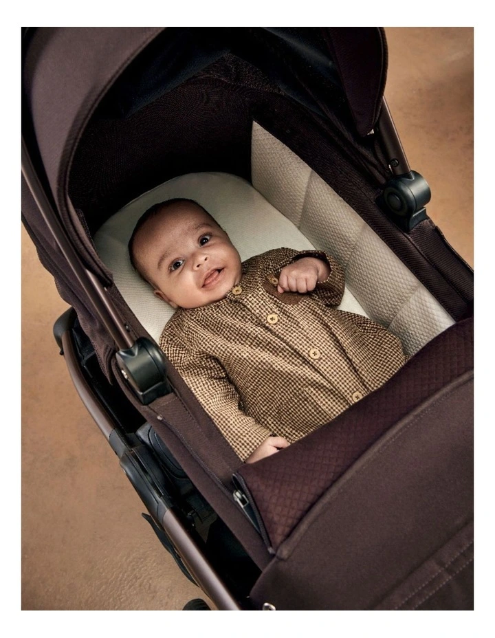 Ocarro2 Frame, Seat and Carrycot Pram Strollers in Americano image 3