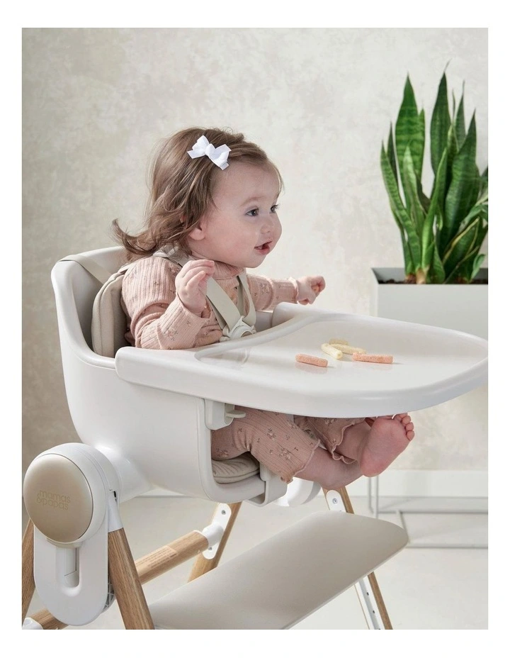 Eno Highchair and Cushion Bundle in Beige image 2