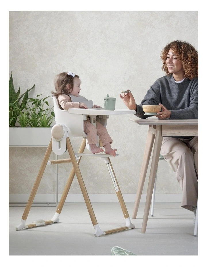 Eno Highchair and Cushion Bundle in Beige image 4