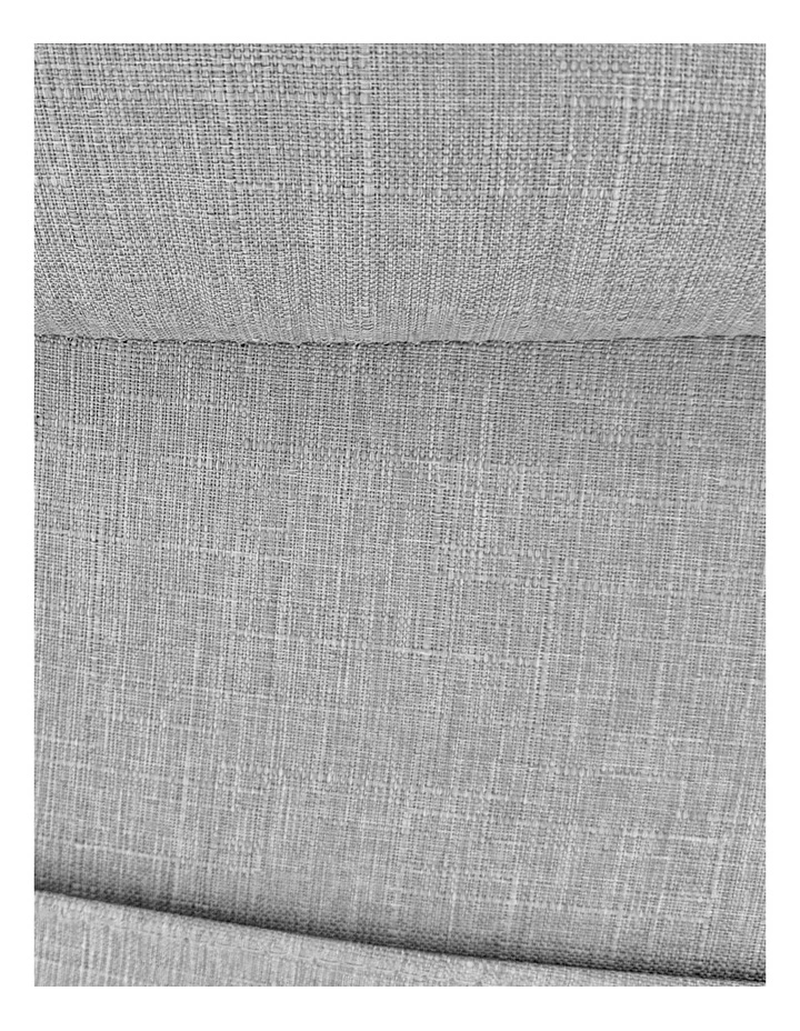 Deluxe Electric Linen Reclining Glider Feeding Chair in Light Grey image 4