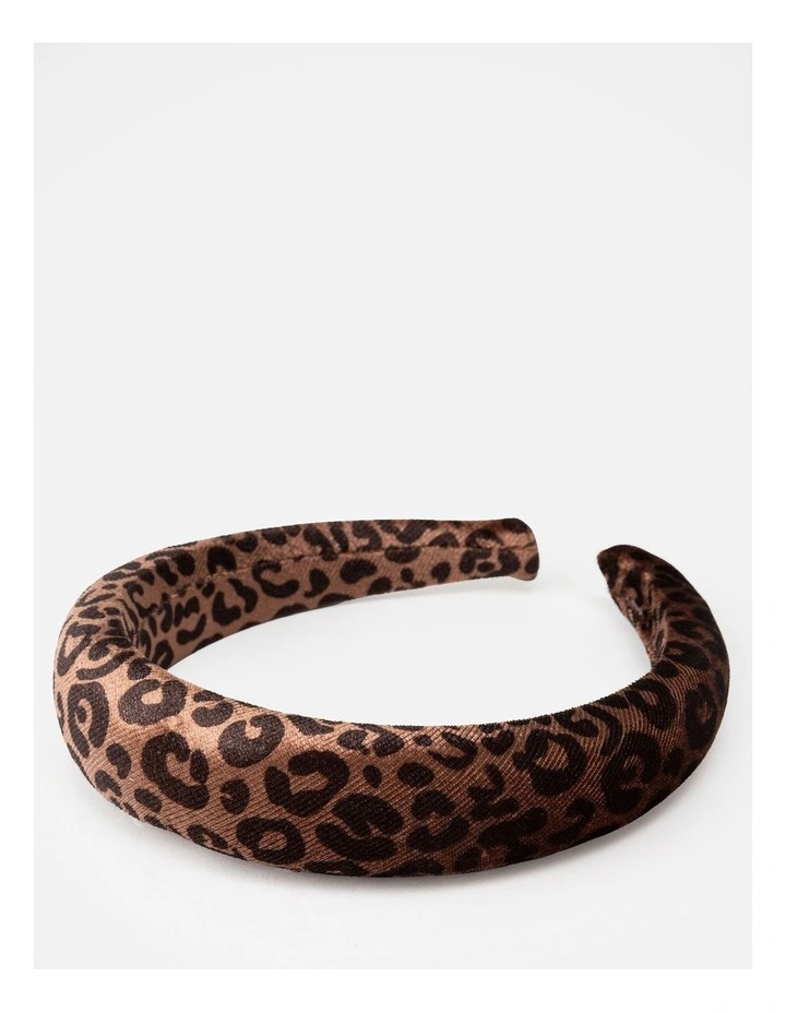 Wishes Leopard Print Padded Headband image 2