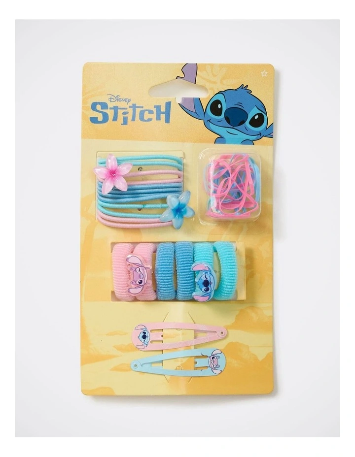 Disney Stitch Kids Hair Accessories Set in Multi image 1