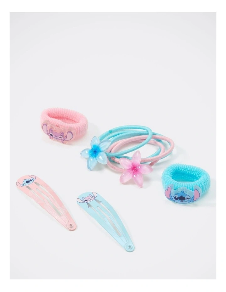 Disney Stitch Kids Hair Accessories Set in Multi image 2