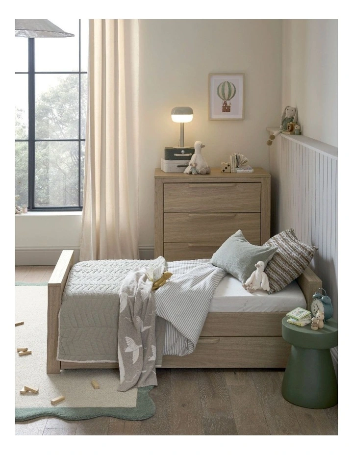 Cotbed Fitted Sheets 2 Pack in White image 4