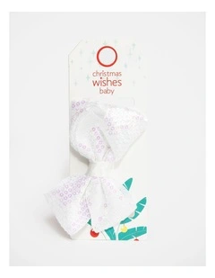 Wishes Baby Christmas Sequin Bow Headband