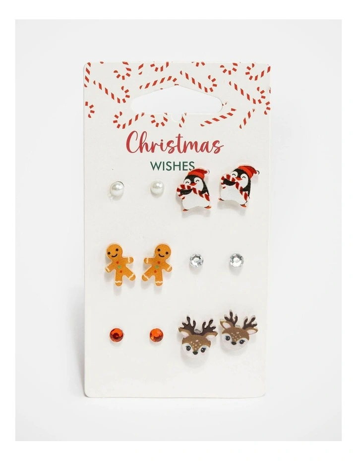 Christmas Stud Earrings Set image 1