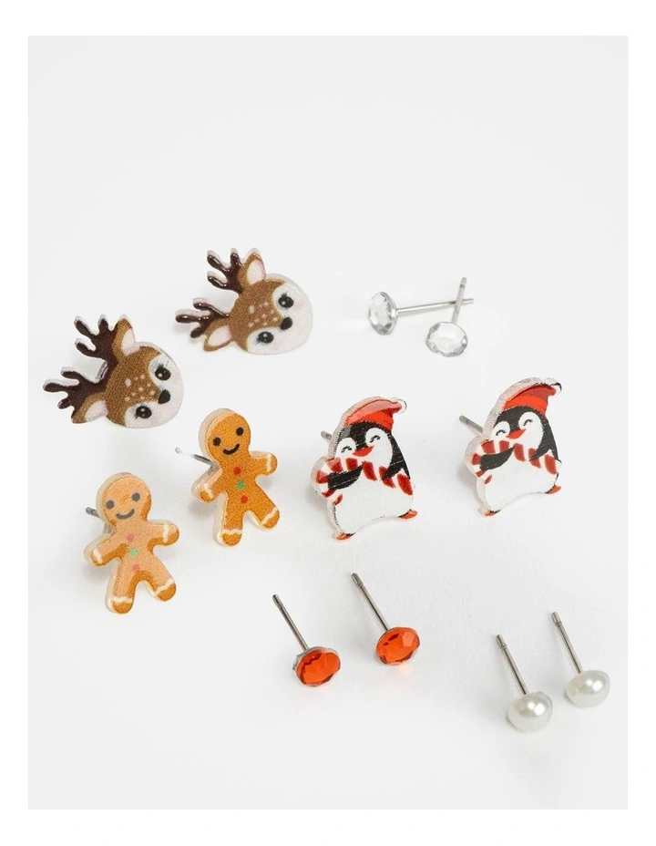 Christmas Stud Earrings Set image 3