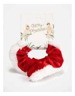 Santa Velvet Scrunchie