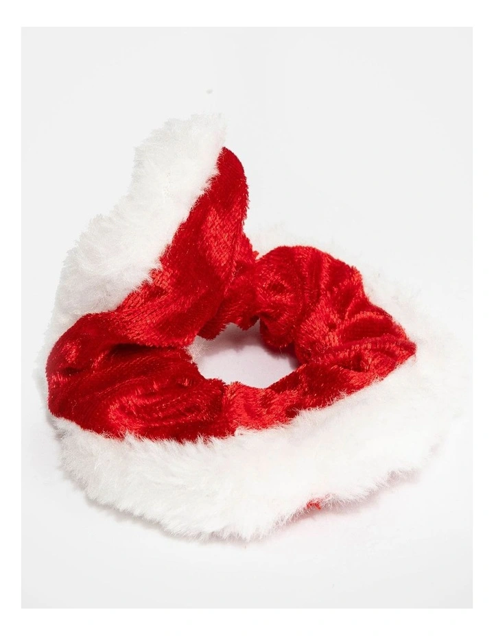 Santa Velvet Scrunchie image 3