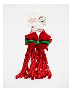 Christmas Waterfall Hair Tie