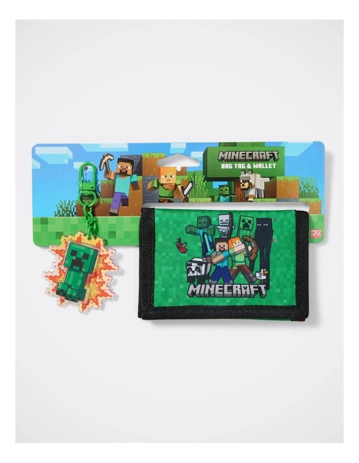 Minecraft Wallet & Bag Tag Set image 1