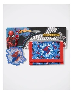 Marvel Spider-Man Wallet & Bag Tag Set