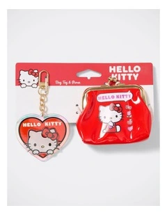 Hello Kitty Purse & Bag Tag Set