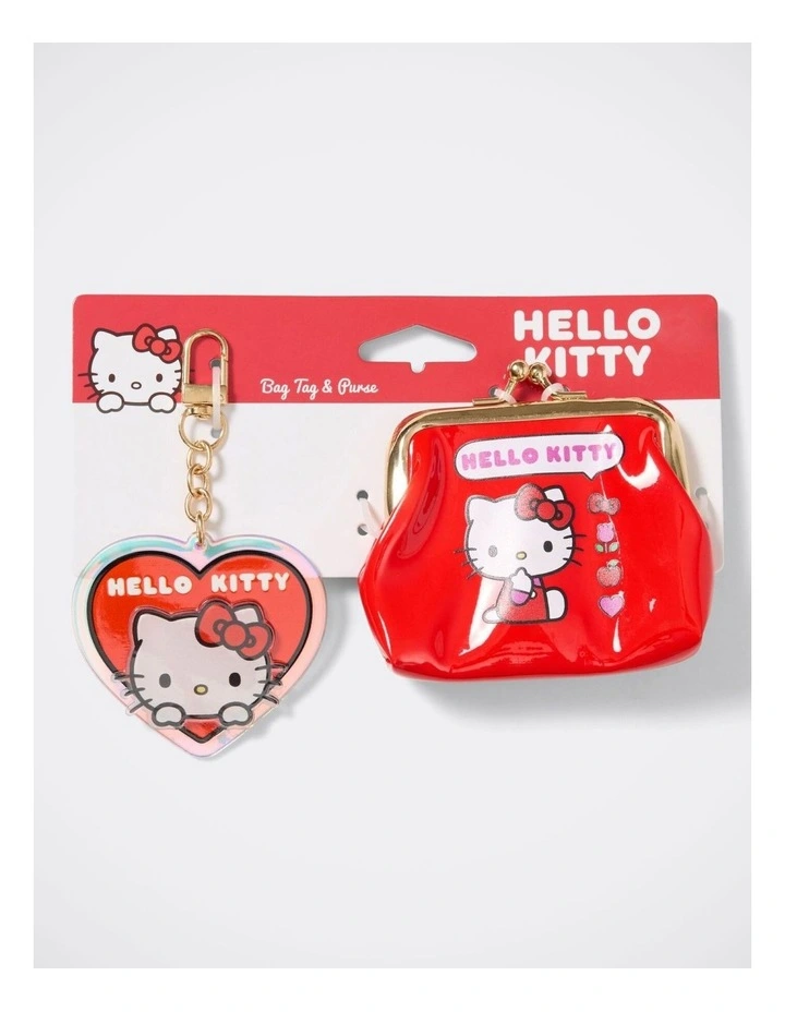 Hello Kitty Purse & Bag Tag Set image 1