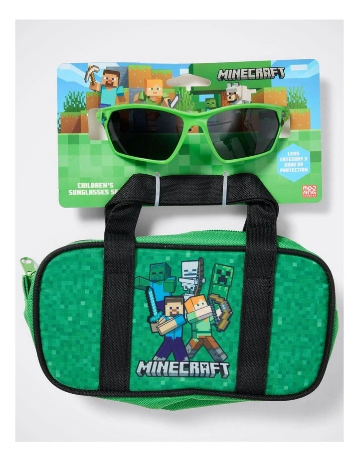 Minecraft Kids Sunglasses & Carry Case Set image 1