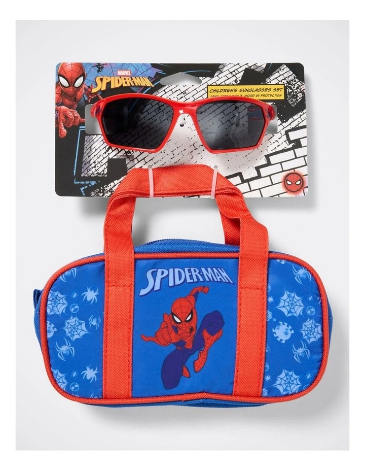 Marvel Spider-Man Kids Sunglasses & Carry Case Set image 1