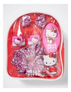 Hello Kitty Hair Accessories Backpack Set