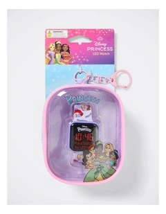 Disney Princess LED Watch & Clip-On Carry Case