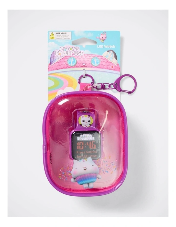 Gabby's Dollhouse LED Watch & Clip-On Carry Case image 1
