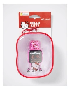 Hello Kitty LED Watch & Clip-On Carry Case