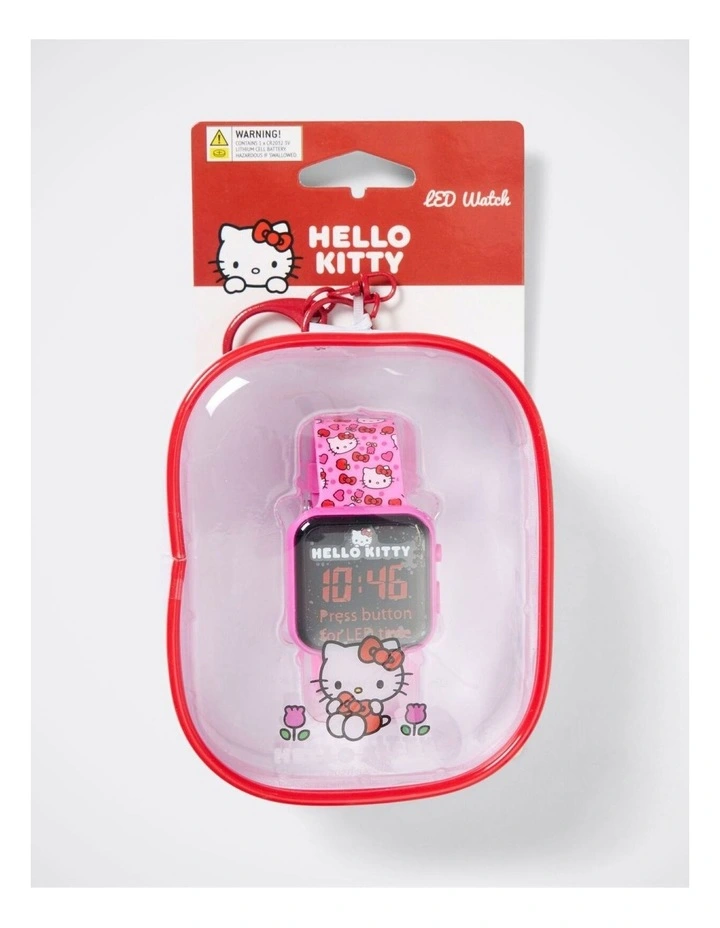 Hello Kitty LED Watch & Clip-On Carry Case image 1
