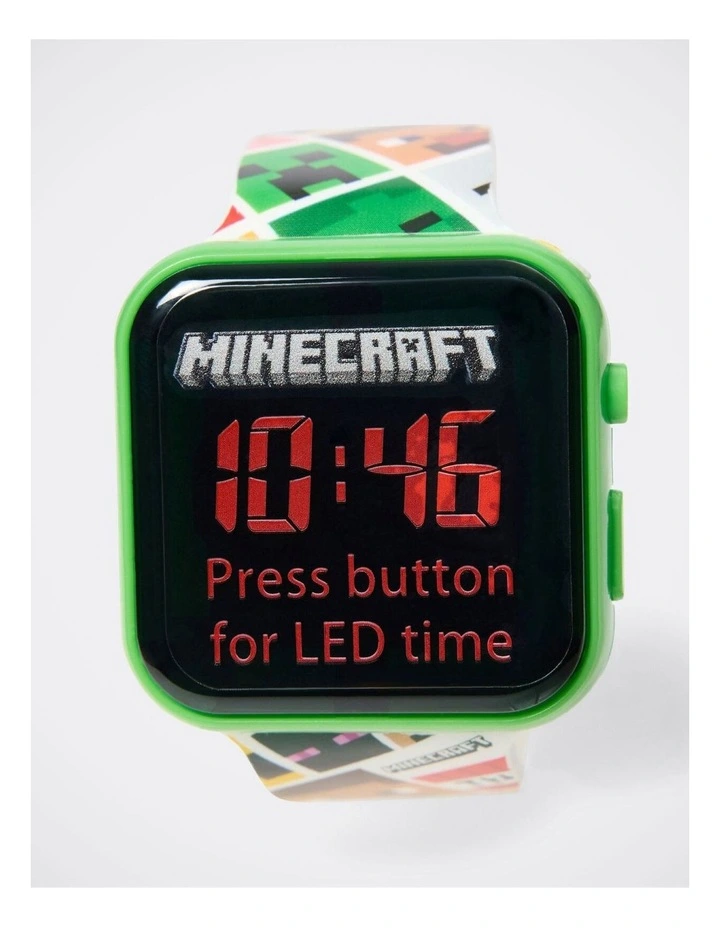 Minecraft Kids Digital Watch with Travel Case image 2