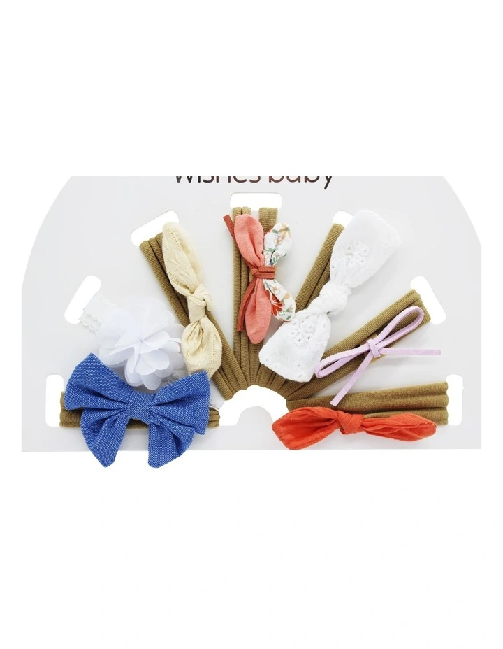 7 Day Springtime Multipack Headbands in Multi image 2