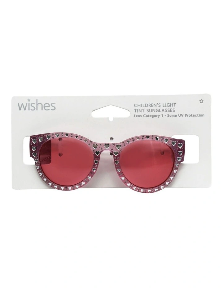 Pink Diamante Sunglasses in Multi image 4